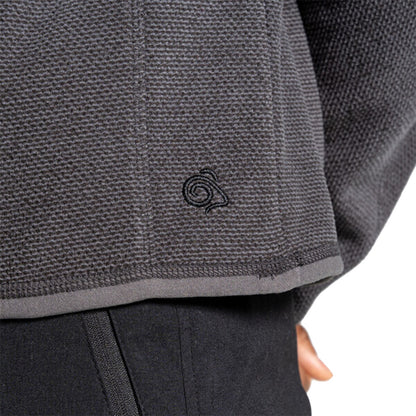 Carbon Grey - Back - Craghoppers Mens Expert Active Marl Half Zip Fleece Top