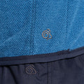 Poseidon Blue - Back - Craghoppers Mens Expert Active Marl Half Zip Fleece Top