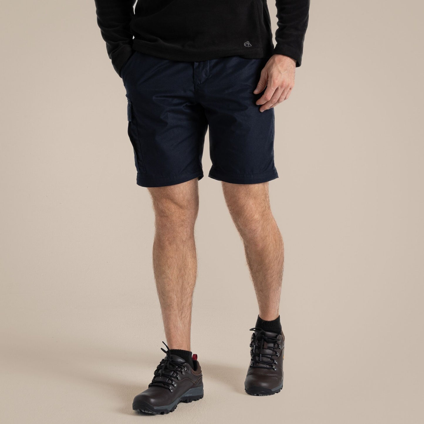 Dark Navy - Pack Shot - Craghoppers Mens Expert Kiwi Convertible Tailored Trousers