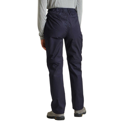 Dark Navy - Lifestyle - Craghoppers Womens-Ladies Expert Kiwi Convertible Trousers
