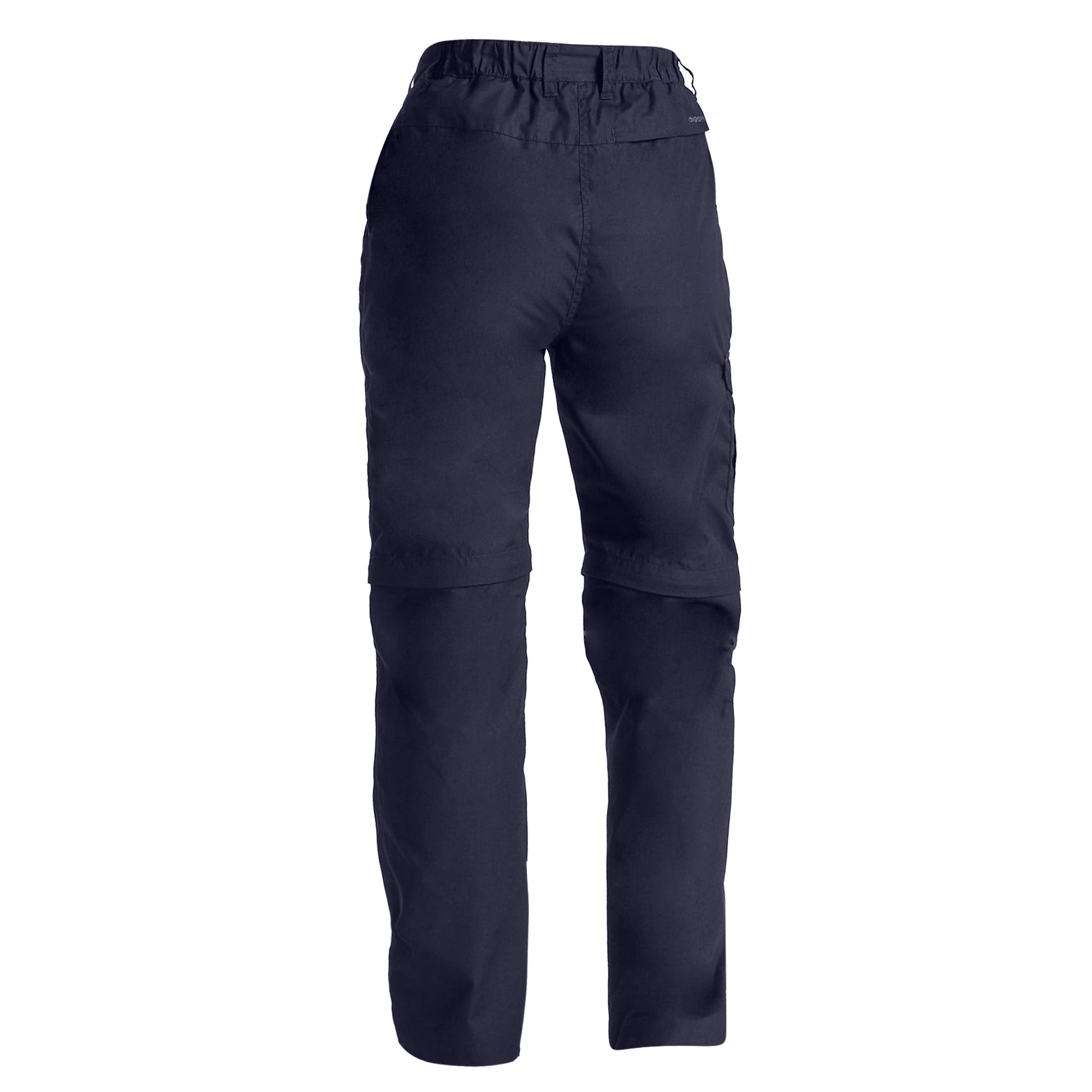 Dark Navy - Back - Craghoppers Womens-Ladies Expert Kiwi Convertible Trousers