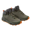 Mid Khaki-Magma Orange - Back - Craghoppers Mens Adflex Ankle Boots