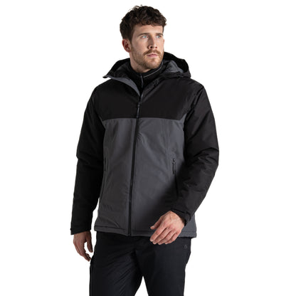 Grey-Black - Pack Shot - Craghoppers Mens Expert Thermic Insulated Jacket