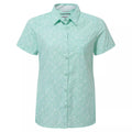 Poolside Green - Front - Craghoppers Womens-Ladies Nosilife Tillia Printed Short-Sleeved Shirt