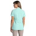 Poolside Green - Side - Craghoppers Womens-Ladies Nosilife Tillia Printed Short-Sleeved Shirt