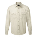 Oatmeal - Front - Craghoppers Outdoor Classic Mens Kiwi Long Sleeve Shirt