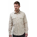 Oatmeal - Back - Craghoppers Outdoor Classic Mens Kiwi Long Sleeve Shirt