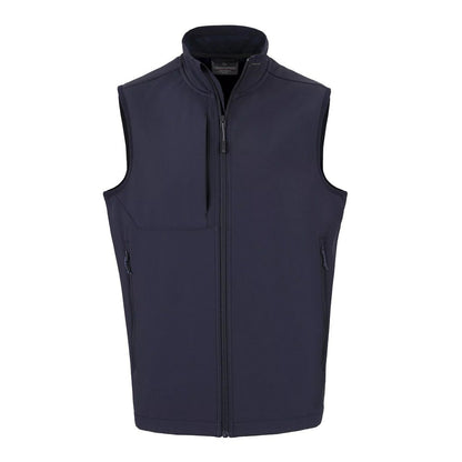 Dark Navy - Front - Craghoppers Mens Expert Basecamp Softshell Gilet