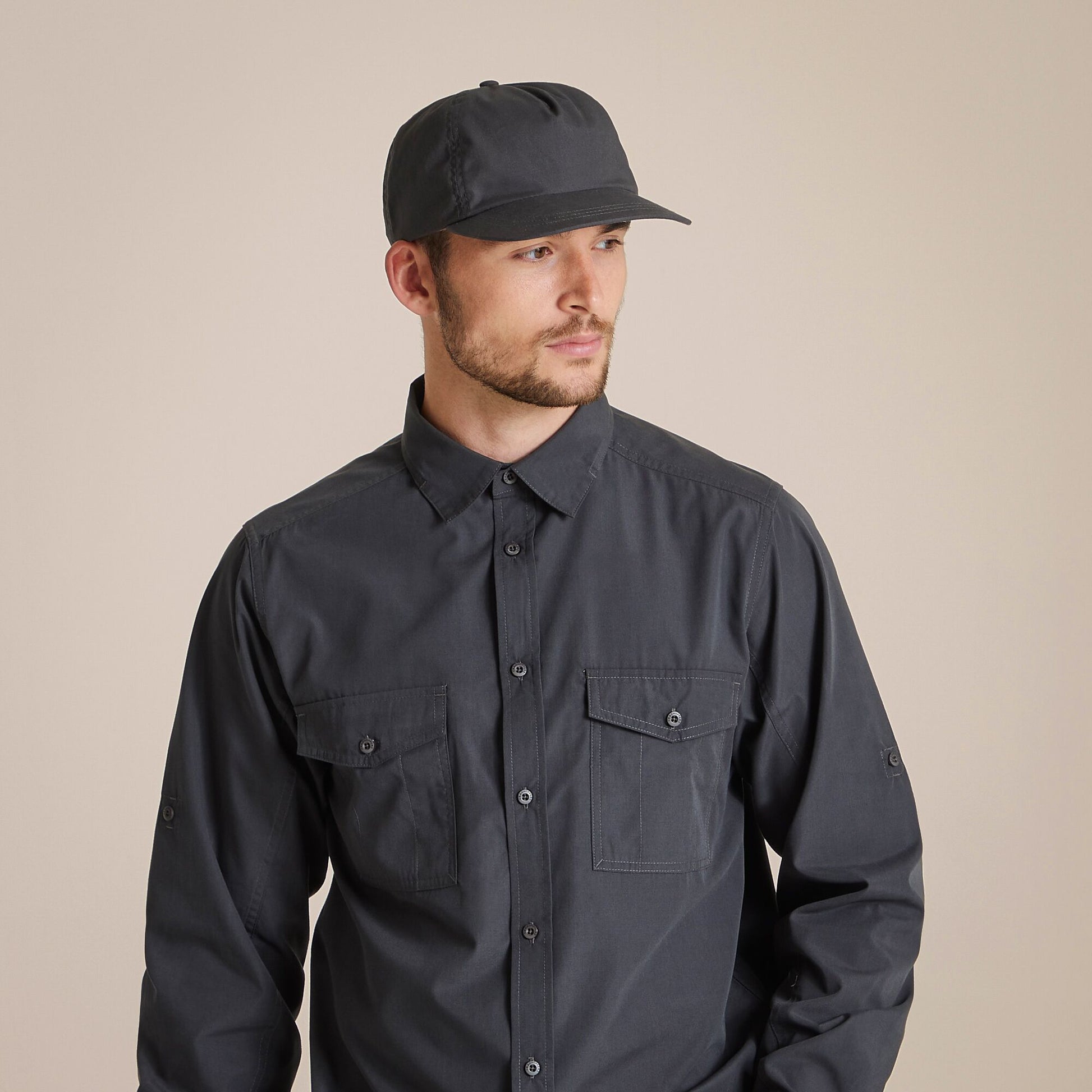 Carbon Grey - Lifestyle - Craghoppers Unisex Adult Expert Kiwi Trucker Cap