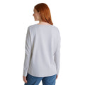 Lunar Grey Marl - Back - Craghoppers Womens-Ladies Forres Long-Sleeved T-Shirt