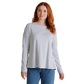 Lunar Grey Marl - Side - Craghoppers Womens-Ladies Forres Long-Sleeved T-Shirt