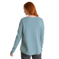 Stormy Sea Marl - Back - Craghoppers Womens-Ladies Forres Long-Sleeved T-Shirt