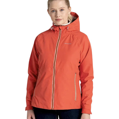 Ember Orange - Front - Craghoppers Womens-Ladies Brielle Waterproof Jacket