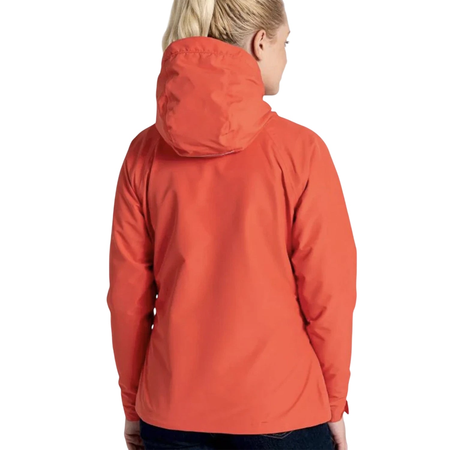 Ember Orange - Back - Craghoppers Womens-Ladies Brielle Waterproof Jacket