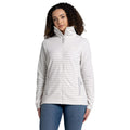 Lunar Grey - Back - Craghoppers Womens-Ladies Ella Striped Fleece Jacket