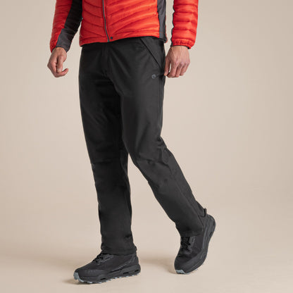Black - Pack Shot - Craghoppers Mens Steall II Waterproof Trousers