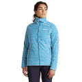 Mediterranean Blue - Side - Craghoppers Womens-Ladies Natalia Stripe Fleece Jacket