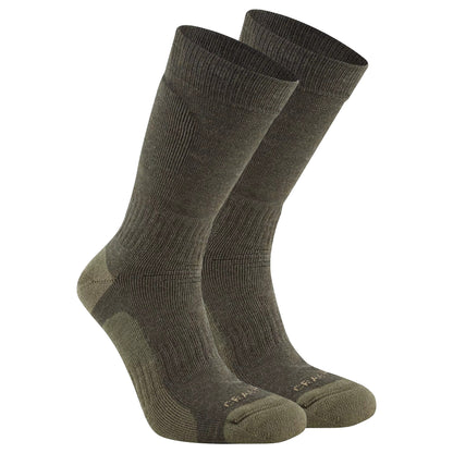 Woodland Green - Back - Craghoppers Unisex Adult Trek Merino Wool Socks