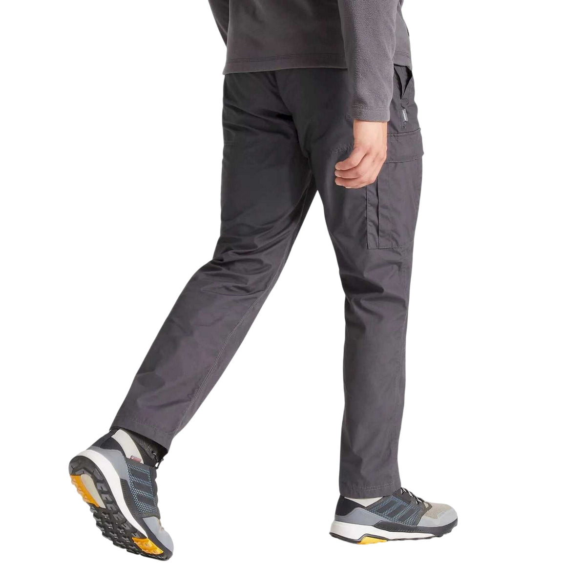 Carbon Grey - Back - Craghoppers Mens Expert Kiwi Tailored Trousers