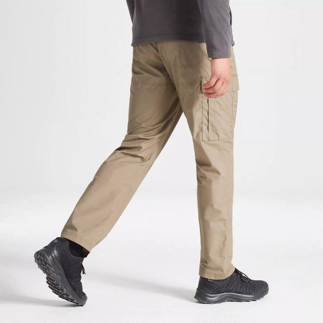 Pebble - Back - Craghoppers Mens Expert Kiwi Tailored Trousers
