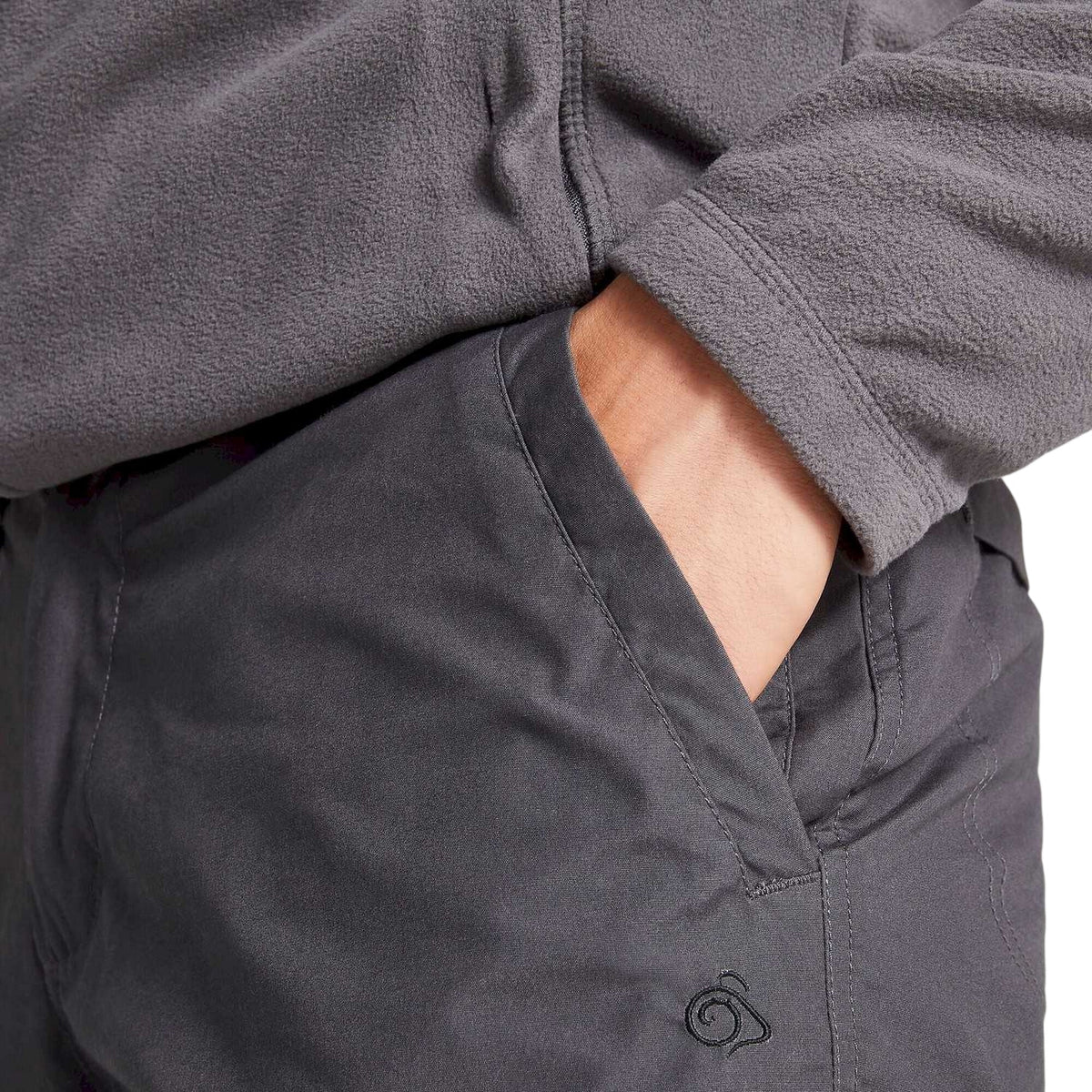 Carbon Grey - Lifestyle - Craghoppers Mens Expert Kiwi Tailored Trousers