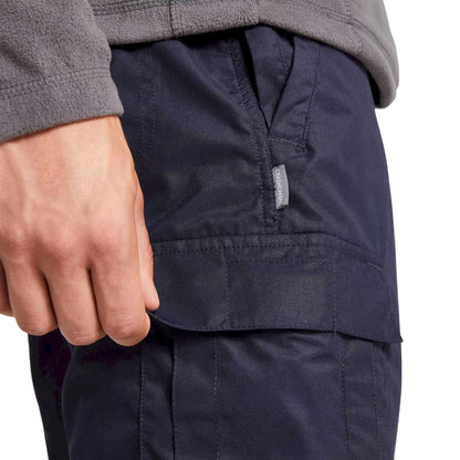 Dark Navy - Side - Craghoppers Mens Expert Kiwi Tailored Trousers