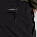 Black - Pack Shot - Craghoppers Mens Kiwi Pro Softshell Hiking Trousers