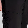 Black - Close up - Craghoppers Mens Kiwi Pro Softshell Hiking Trousers