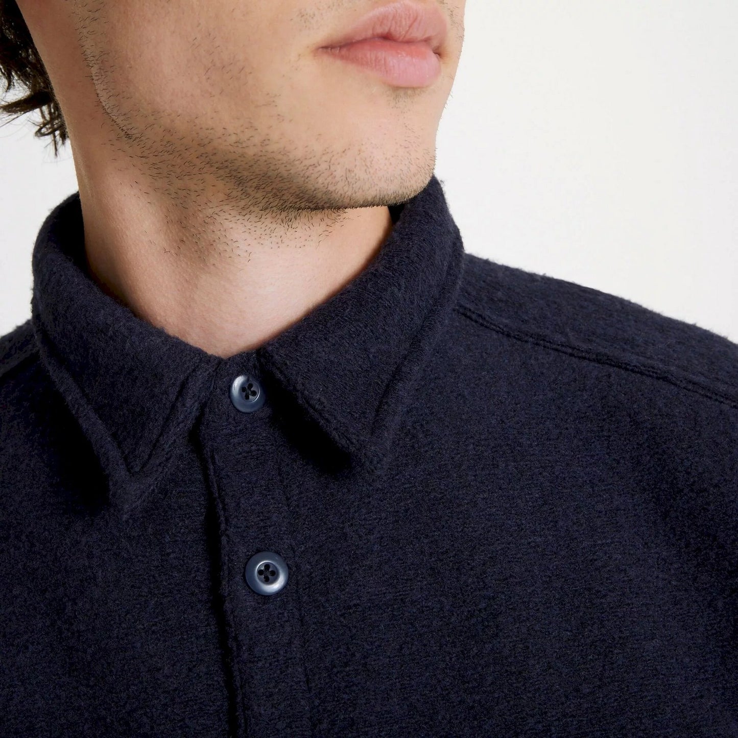 Blue Navy - Side - Craghoppers Unisex Adult Leroy Long-Sleeved Shirt