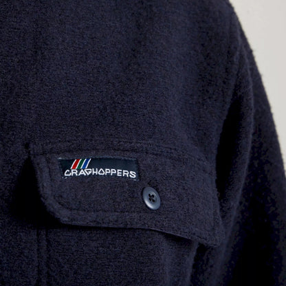 Blue Navy - Pack Shot - Craghoppers Unisex Adult Leroy Long-Sleeved Shirt
