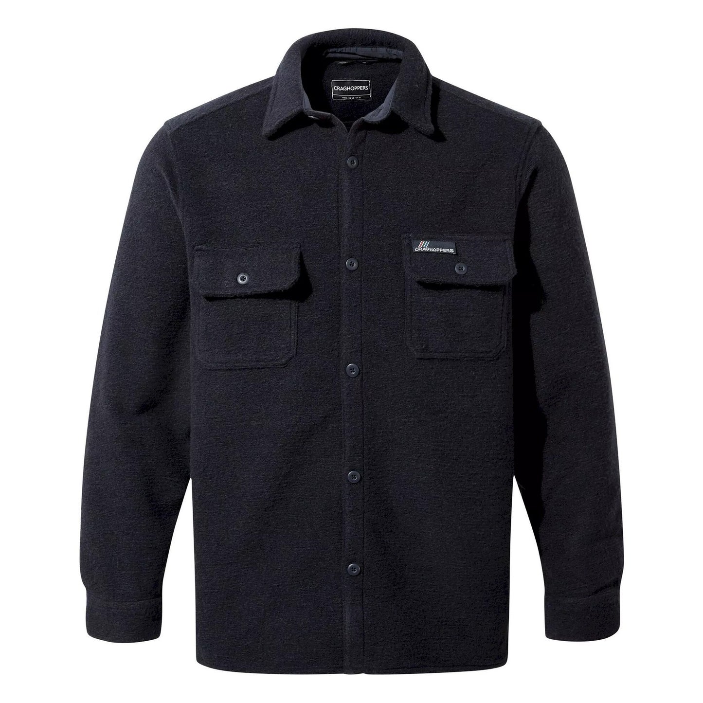 Blue Navy - Front - Craghoppers Unisex Adult Leroy Long-Sleeved Shirt