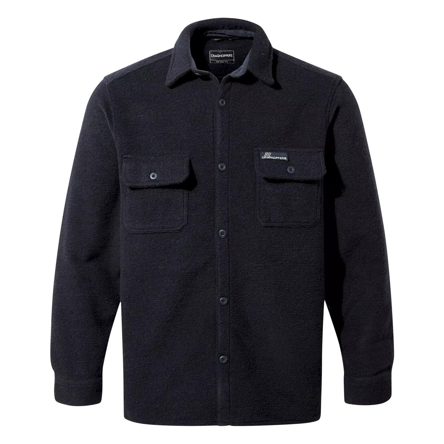 Blue Navy - Front - Craghoppers Unisex Adult Leroy Long-Sleeved Shirt