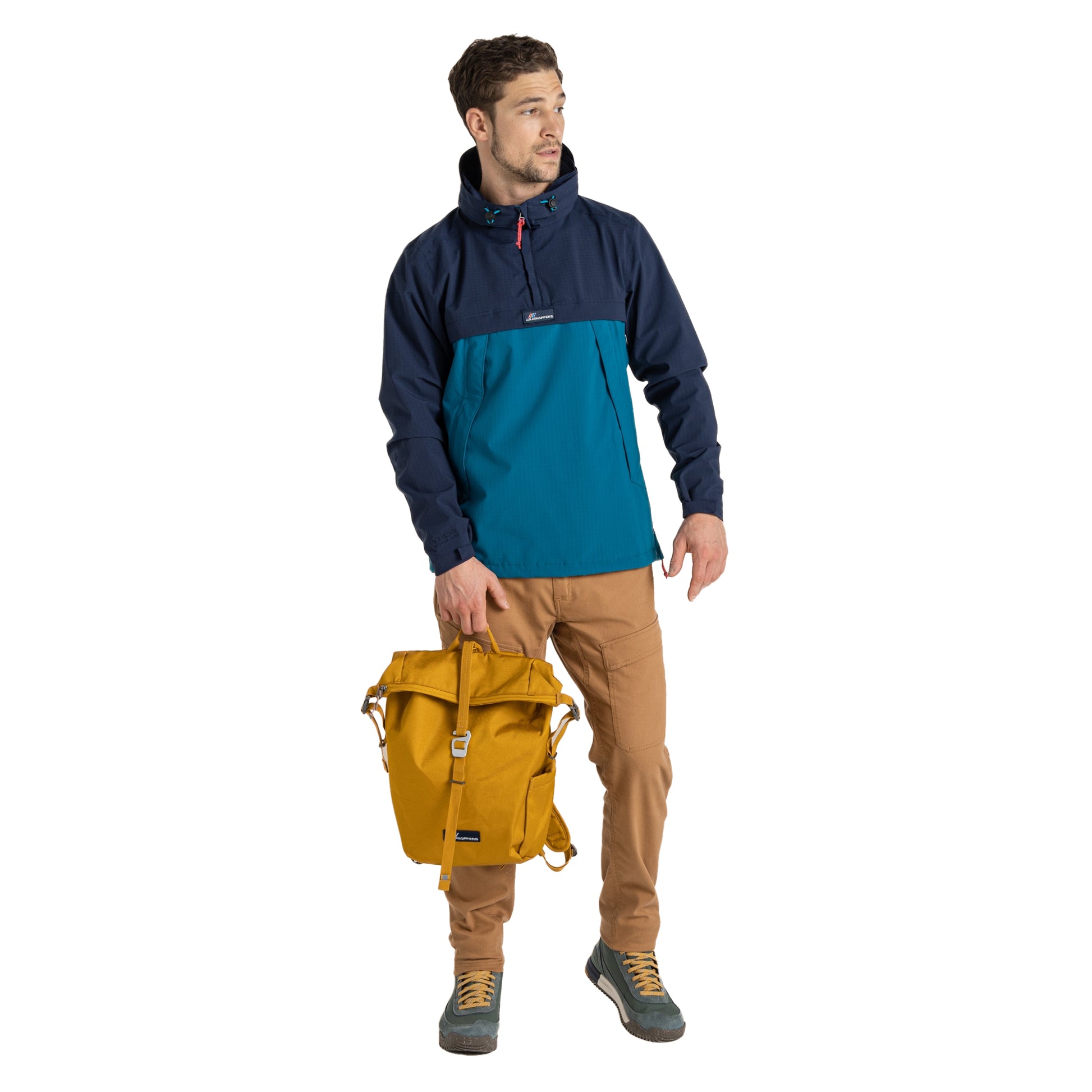 Blue Navy-Lagoon Blue - Side - Craghoppers Unisex Adult Anderson Waterproof Jacket