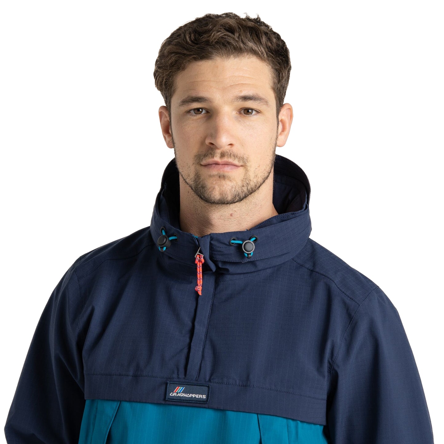 Blue Navy-Lagoon Blue - Lifestyle - Craghoppers Unisex Adult Anderson Waterproof Jacket