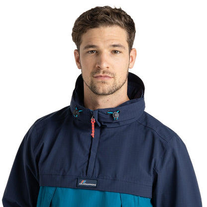 Blue Navy-Lagoon Blue - Lifestyle - Craghoppers Unisex Adult Anderson Waterproof Jacket