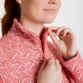Dusty Coral - Close up - Craghoppers Womens-Ladies Talladale Fleece Top