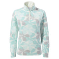 Poolside Green - Front - Craghoppers Womens-Ladies Cabrillo Floral Fleece Top