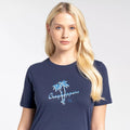 Blue Navy - Side - Craghoppers Womens-Ladies Ally T-Shirt