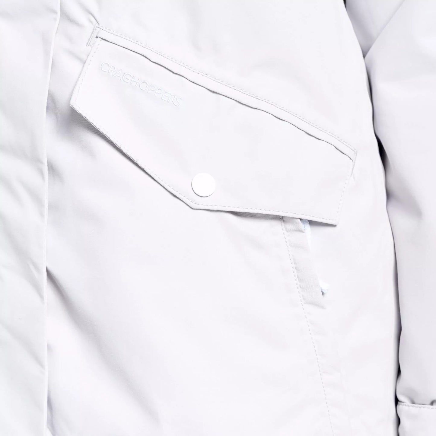Lunar Grey - Pack Shot - Craghoppers Womens-Ladies Waterproof Jacket