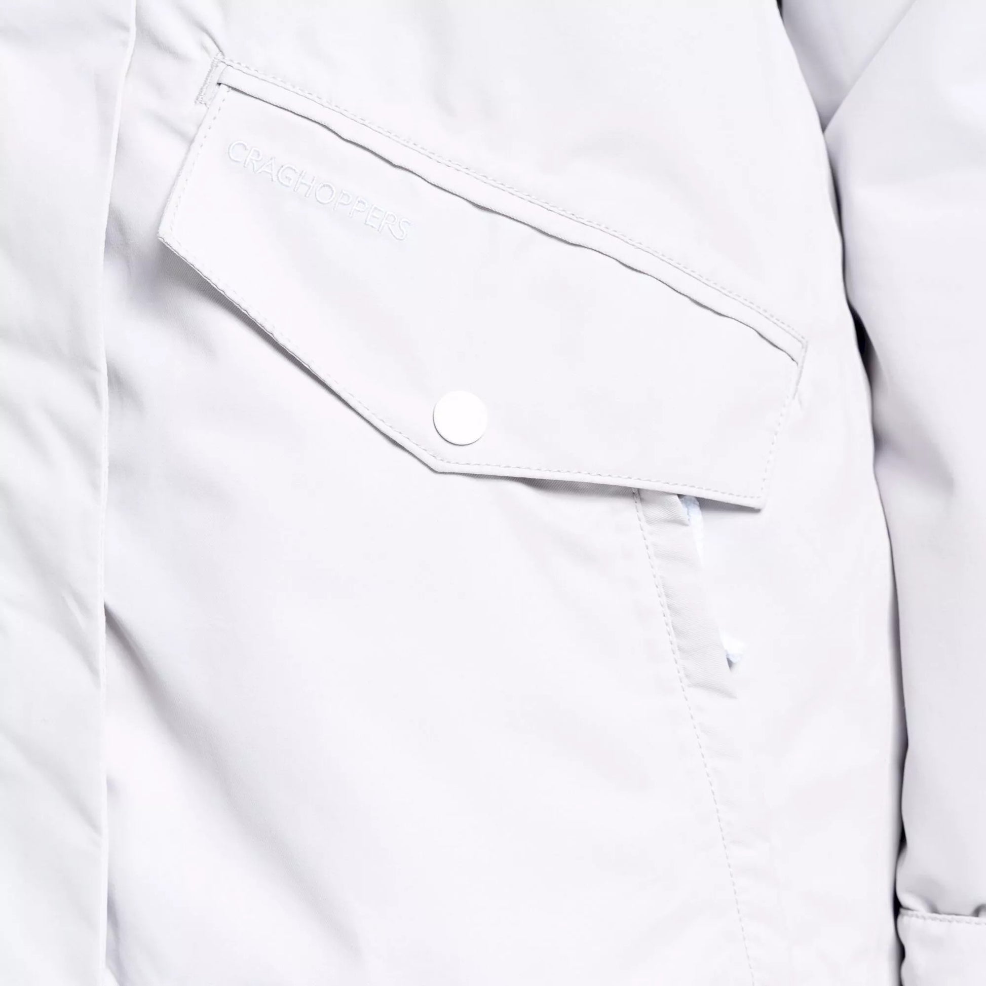 Lunar Grey - Pack Shot - Craghoppers Womens-Ladies Waterproof Jacket