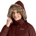 Deep Garnet - Side - Craghoppers Womens-Ladies Lisby Padded Jacket