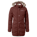 Deep Garnet - Front - Craghoppers Womens-Ladies Lisby Padded Jacket