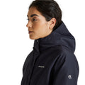 Dark Navy-Deep Garnet - Pack Shot - Craghoppers Womens-Ladies Denise Waterproof Jacket