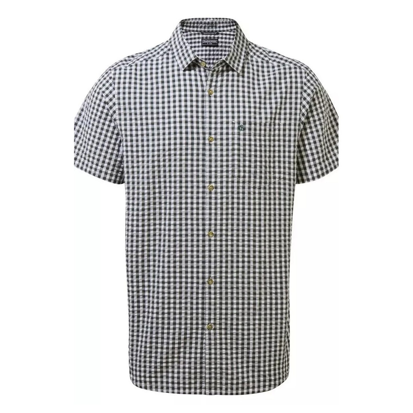 Spruce Green - Front - Craghoppers Mens Centro Short-Sleeved Shirt