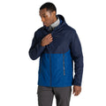 Blue Navy - Front - Craghoppers Mens Sebastian Waterproof Jacket