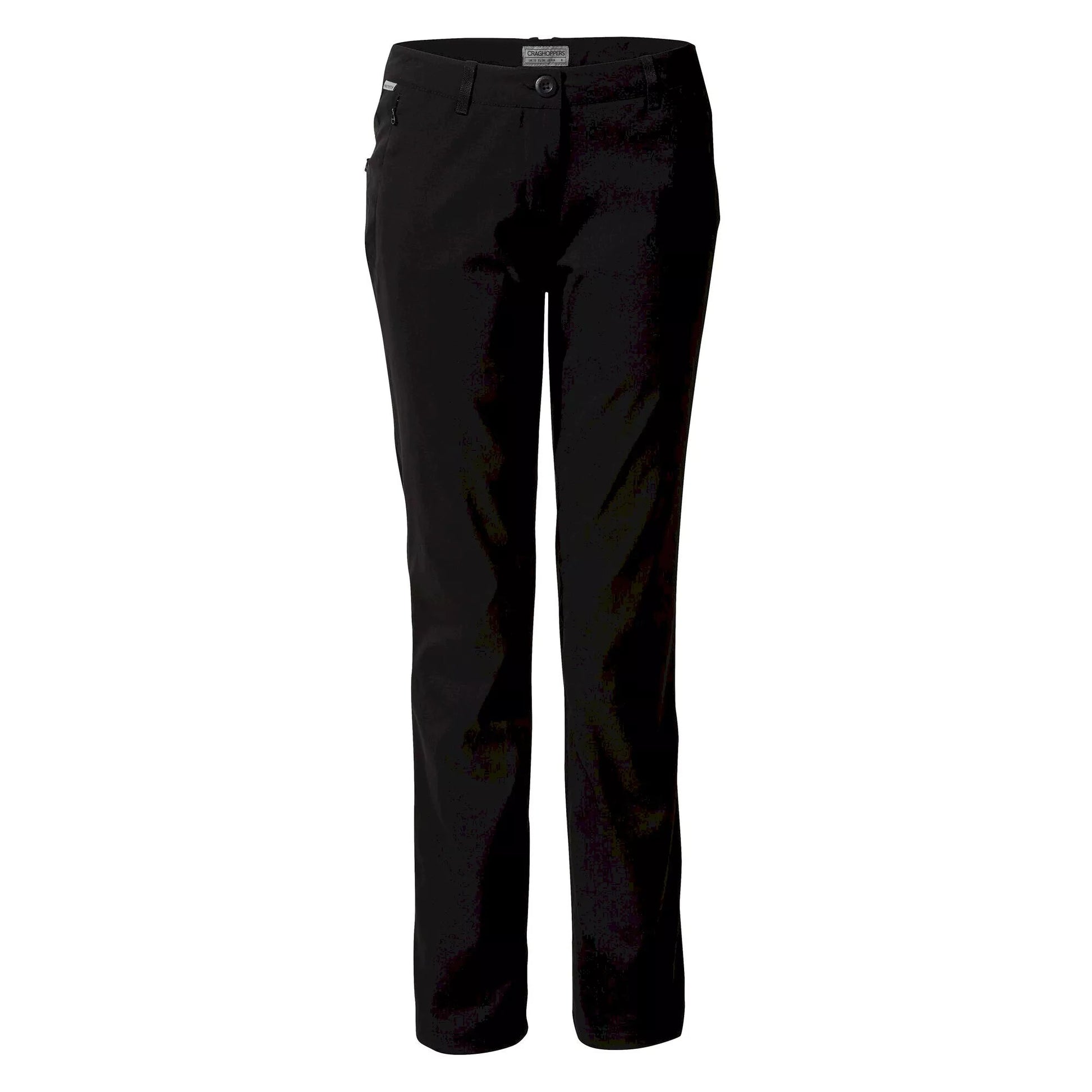 Black - Front - Craghoppers Womens-Ladies Kiwi Pro II Hiking Trousers