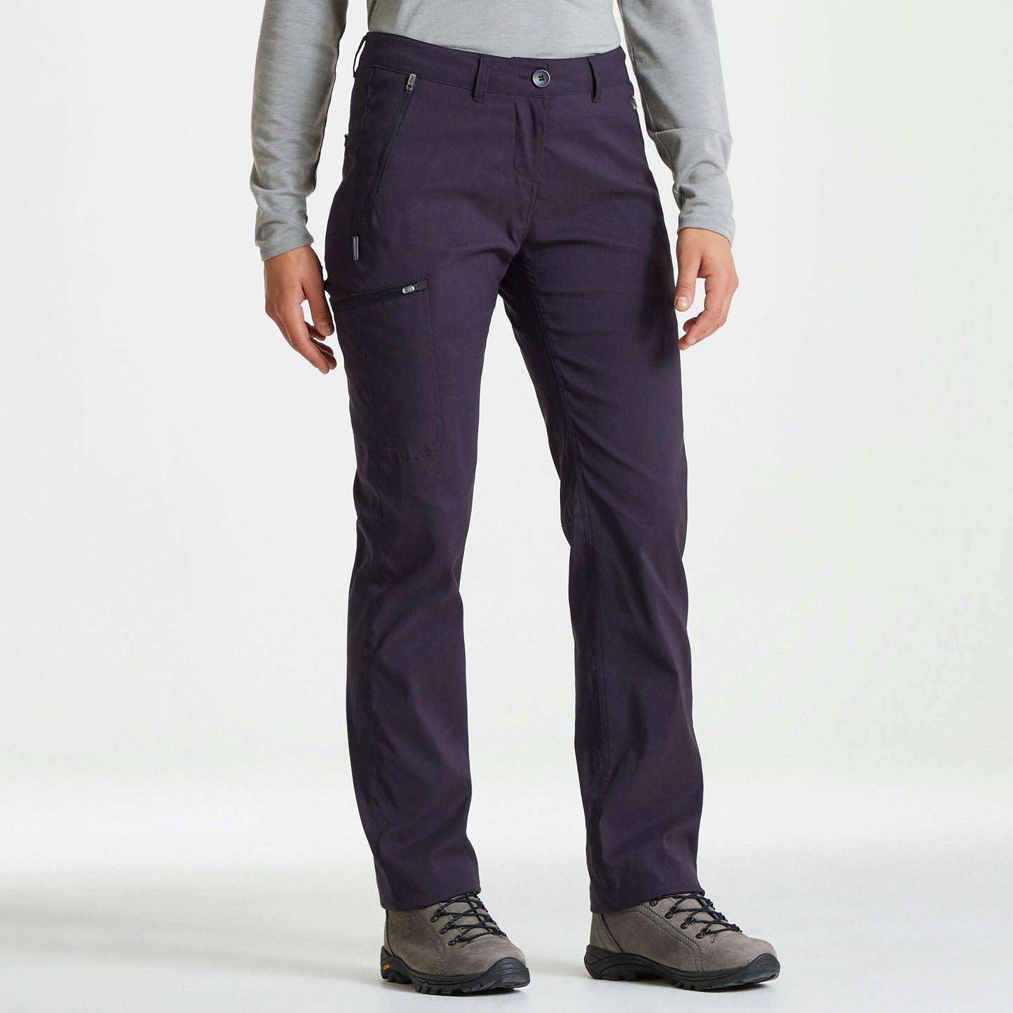 Dark Navy - Pack Shot - Craghoppers Womens-Ladies Expert Kiwi Pro Stretch Trousers