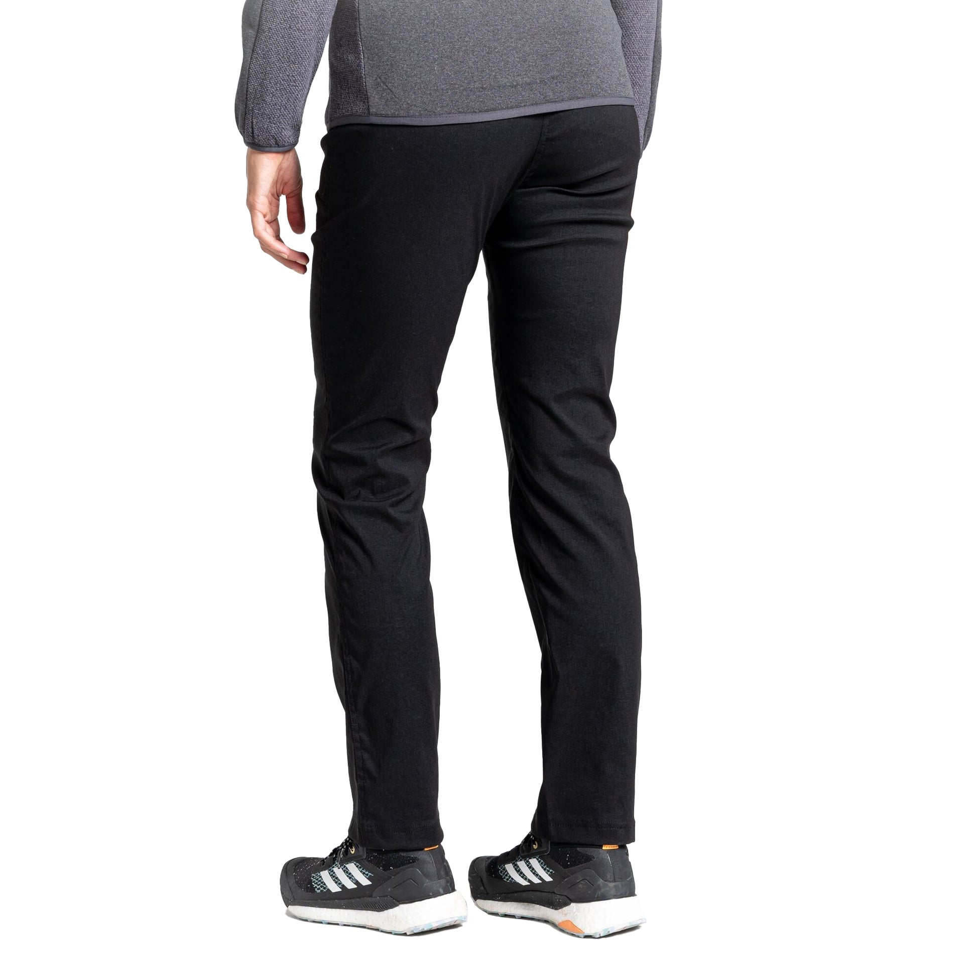 Black - Back - Craghoppers Womens-Ladies Kiwi Pro High Waist Trousers