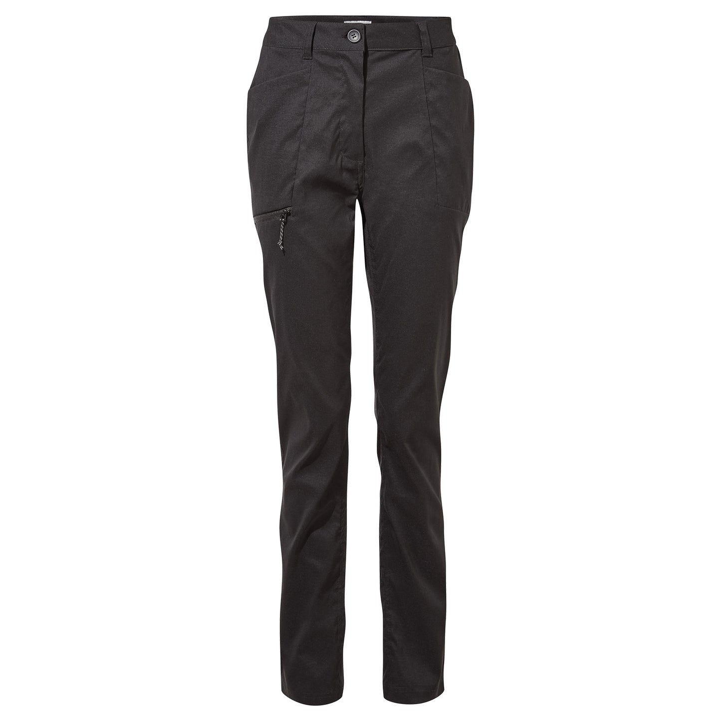 Black - Front - Craghoppers Womens-Ladies Kiwi Pro High Waist Trousers