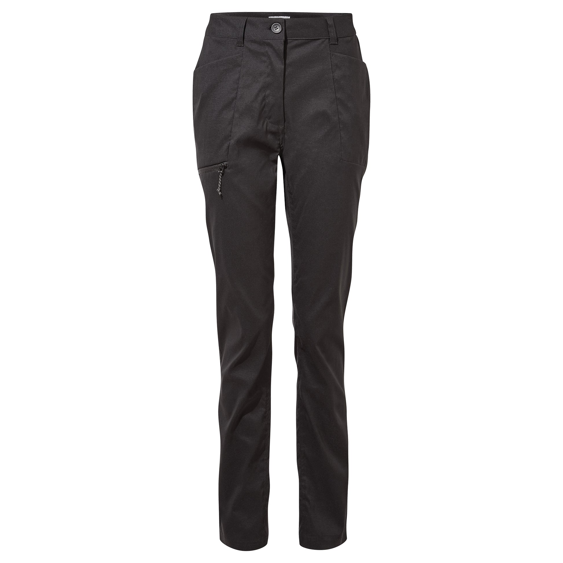 Black - Front - Craghoppers Womens-Ladies Kiwi Pro High Waist Trousers